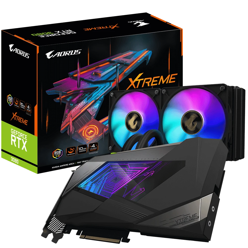 Gigabyte AORUS GeForce RTX 3080 XTREME WATERFORCE 10G  (Rev. 1.0)